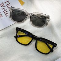Fashion Jelly Color Full Frame Black Sunglasses main image 1