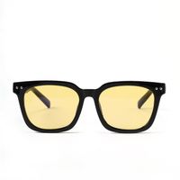 Fashion Jelly Color Full Frame Black Sunglasses main image 3