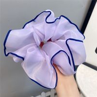 Korean Style Chiffon Contrast Color Hair Scrunchies sku image 4