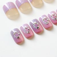 Fashion Violet Wind Simple Bridal Nail Pieces main image 7