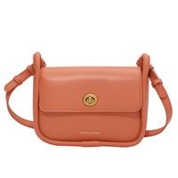 Simple Candy Color Lock Flap Small Square Bag main image 6