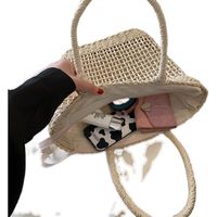 Fashion Hollow Straw Woven Single Shoulder Large Capacity Bag main image 3