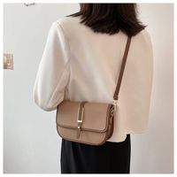 Retro Contrast Color Shoulder Messenger Handbags main image 5