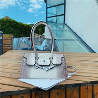 Fashion Texture Stone Pattern Gradient Color One-shoulder Small Square Bag main image 3
