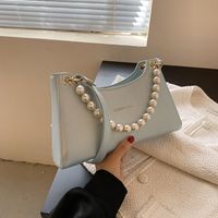Fashion Large Pearl Handle One-shoulder Underarm Bag sku image 3