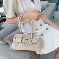 Fashion Texture Stone Pattern Gradient Color One-shoulder Small Square Bag sku image 1
