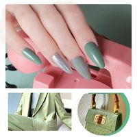 New Long Pointed Fake Nail Adhesive Sticker main image 2