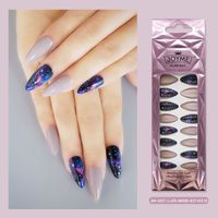 Fashion Metal New Color Printing Gilt Craft Water Drop Nails main image 4