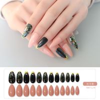 Fashion Pointed Finished Almond Nail Strips main image 3