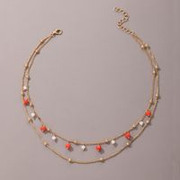 New Bohemian Colored Bead Multi-layer Necklace main image 3