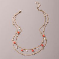 New Bohemian Colored Bead Multi-layer Necklace main image 5