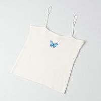 Fashion Butterfly Embroidery Knitted Camisole main image 5