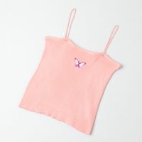Fashion Butterfly Embroidery Knitted Camisole main image 8