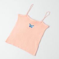 Fashion Butterfly Embroidery Knitted Camisole main image 9