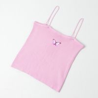 Fashion Butterfly Embroidery Knitted Camisole main image 10