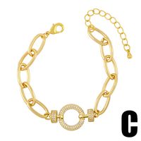 Punk Personality Exaggerated Heart Thick Chain Bracelet main image 5