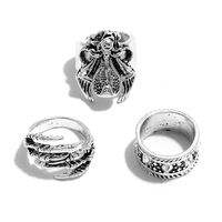 Retro Geometric Carved 3-piece Set Wholesale main image 5