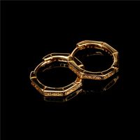 Simple Diamond Geometric Earring Wholesale main image 6