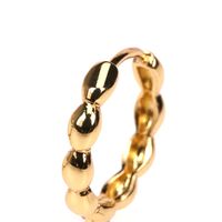 Simple Drop-shaped Copper Earrings Wholesale main image 3