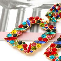 Fashion Geometric Alloy Diamond Earrings main image 3