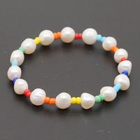 Simple Ethnic Miyuki Bead Freshwater Pearl Bracelet sku image 3