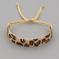 Simple Retro Ethnic Love Miyuki Beads Hand-woven Bracelet Set sku image 2