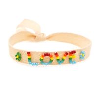 Simple Ethnic Freshwater Pearl Miyuki Beads Woven Bracelet sku image 1
