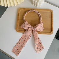 Korean Floral Streamer Pearl Headband sku image 6