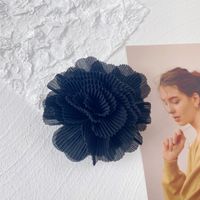 Korean Style Folds Flower Resin Hairpin sku image 2