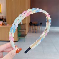 Simple Candy Color Resin Hairband sku image 2