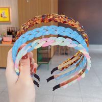 Simple Candy Color Resin Hairband main image 5