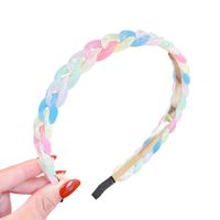 Simple Candy Color Resin Hairband main image 6