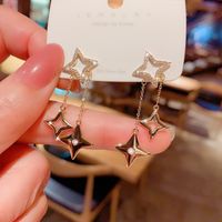 Korean Style Star Tassel Earrings Wholesale main image 1