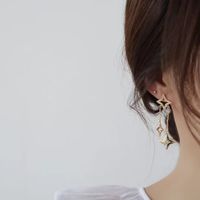 Korean Style Star Tassel Earrings Wholesale main image 3