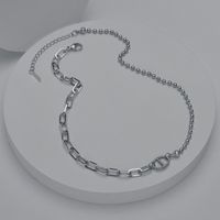 Fashion Pig Nose Buckle Double-layer Necklace main image 3