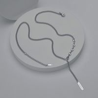 Fashion Pig Nose Buckle Double-layer Necklace main image 5