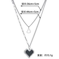 Fashion Love Double Layered Necklace main image 3