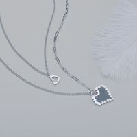 Fashion Love Double Layered Necklace main image 4