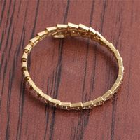 Fashion Adjustable Golden Micro-inlaid Zircon Bracelet main image 4