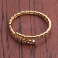 Fashion Adjustable Golden Micro-inlaid Zircon Bracelet main image 5