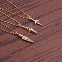 Fashion Dagger Shape Pendant Necklace main image 1