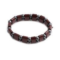 Fashion Black Gallstone Hemisphere Beaded Bracelet main image 2