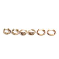 Fashion Copper Inlaid Zircon Earrings main image 1