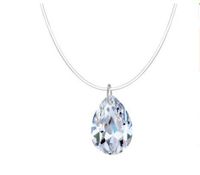 Variété De Mode De Collier Invisible En Zircon Transparent sku image 10