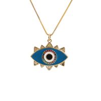 Simple Demon Eye Pendant Necklace sku image 4