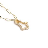 Einfache Halskette Mit Palmenkreuz-anhänger sku image 3