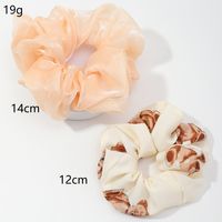 Korean Bear Printing Hair Scrunchies Wholesale main image 3