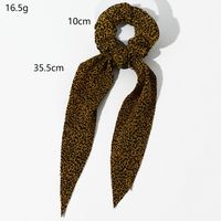 Leopard Print Folds Big Streamer Hair Scrunchies main image 3