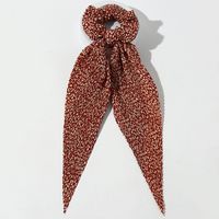 Leopard Print Folds Big Streamer Hair Scrunchies main image 6