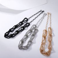 Retro Exaggerated Multi-layer Hollow Matte Necklace main image 1